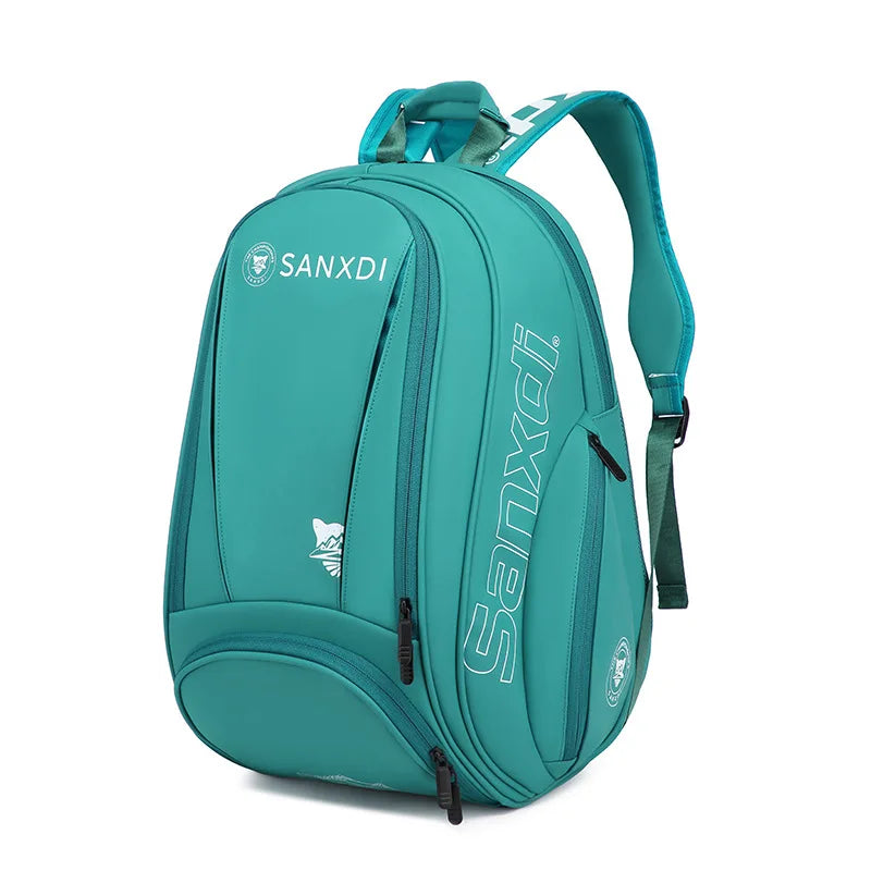 SANXDI Squash Badminton Racket Bag Unisex Large Capacity