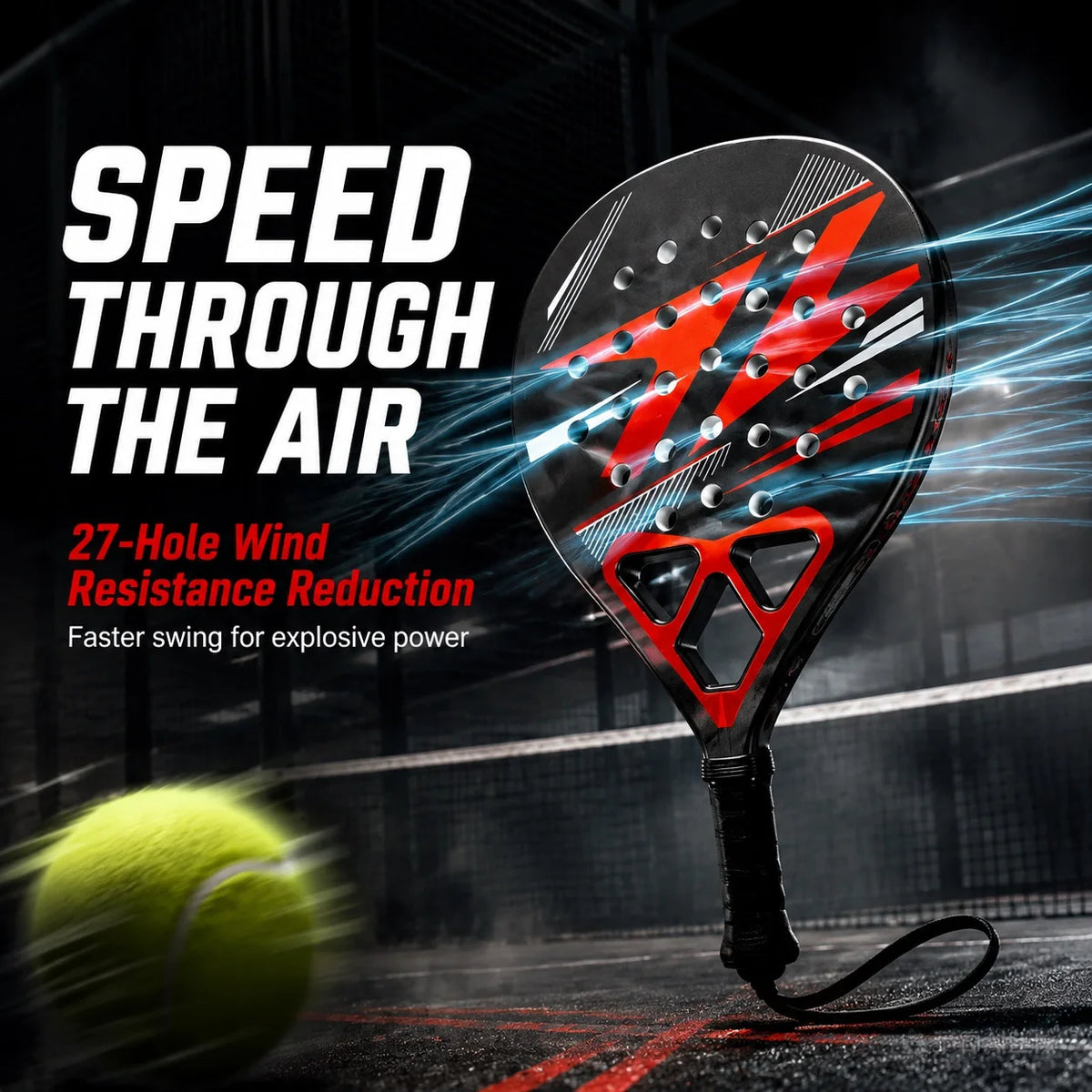 WNONSO Padel Racket EVA Core Lightweight Beginner Control