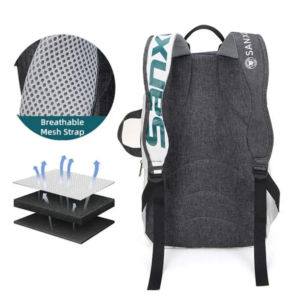 Foldable Padel Racket Backpack Unisex Acrylic Material