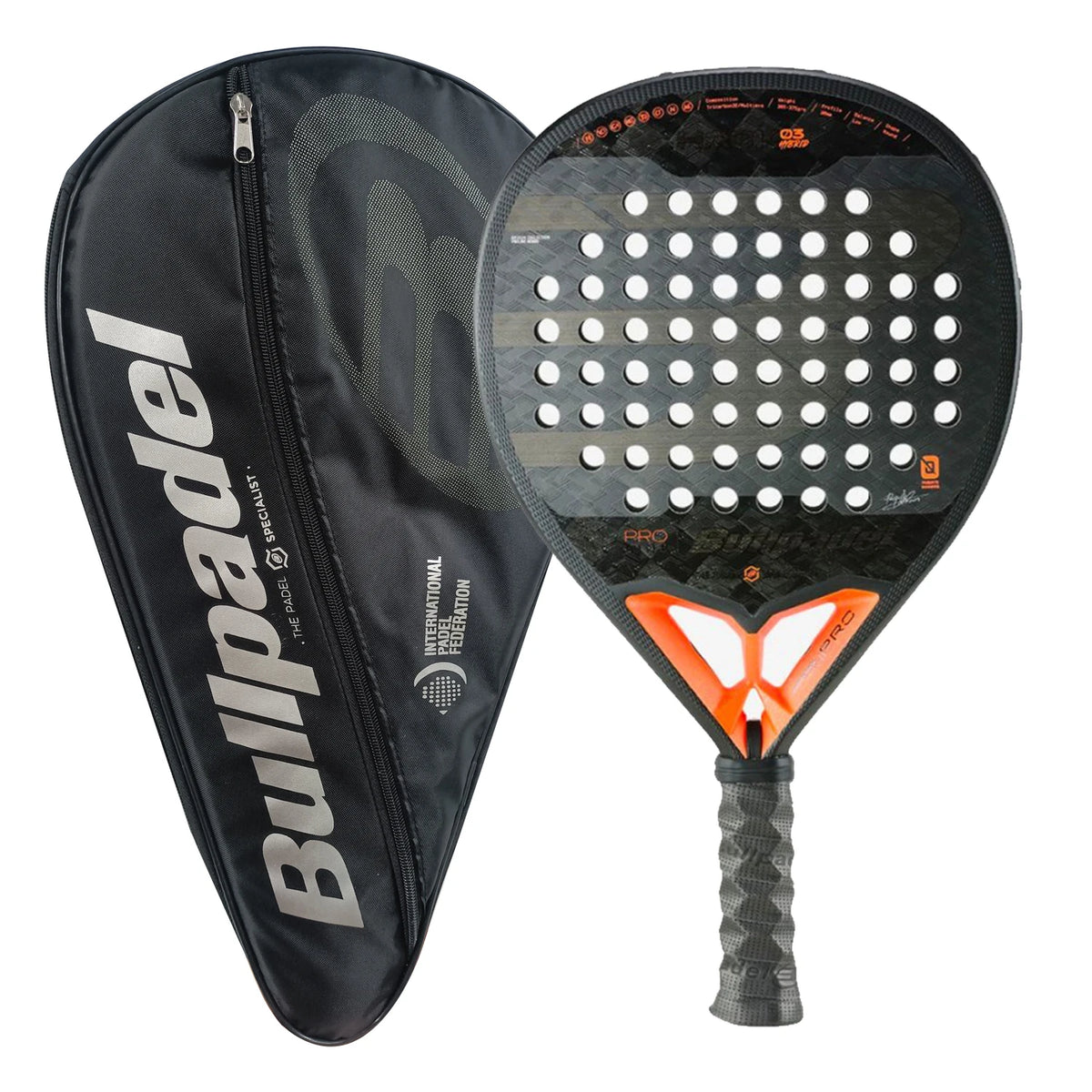 Bullpadel Beach Padel Racket 3K Carbon Fiber Unisex